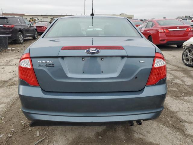 3FAHP0HA5BR296850 - 2011 FORD FUSION SE BLUE photo 6