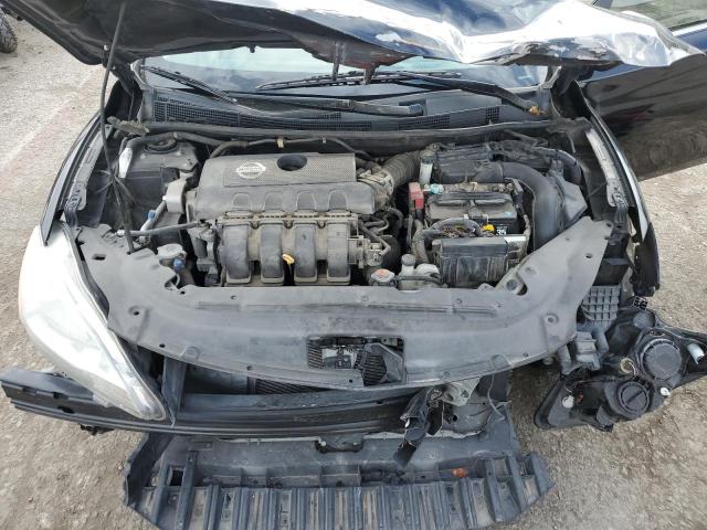 3N1AB7AP7DL724590 - 2013 NISSAN SENTRA S BLACK photo 11