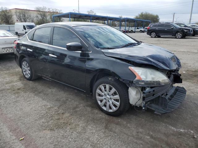 3N1AB7AP7DL724590 - 2013 NISSAN SENTRA S BLACK photo 4