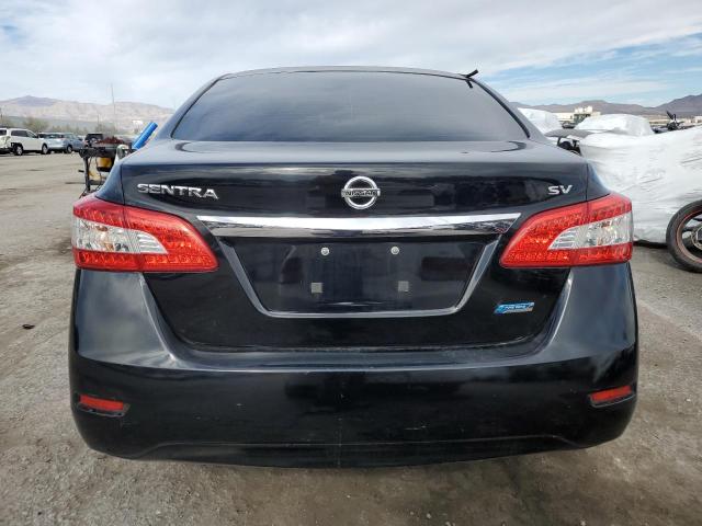 3N1AB7AP7DL724590 - 2013 NISSAN SENTRA S BLACK photo 6