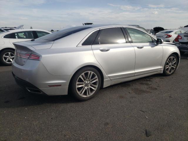 3LN6L2GK9FR627174 - 2015 LINCOLN MKZ SILVER photo 3