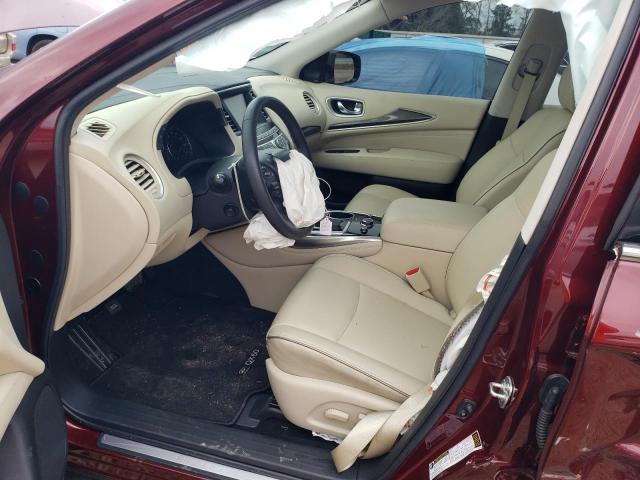 5N1DL0MN9LC500638 - 2020 INFINITI QX60 LUXE BURGUNDY photo 7