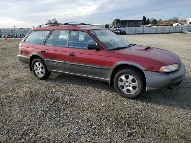 4S3BG685XW7624976 - 1998 SUBARU LEGACY 30TH ANNIVERSARY OUTBACK BURGUNDY photo 4