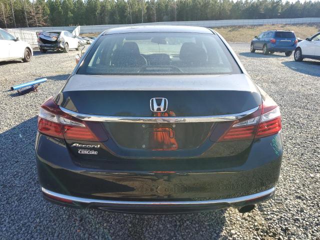 1HGCR2F30HA250801 - 2017 HONDA ACCORD LX BLACK photo 6