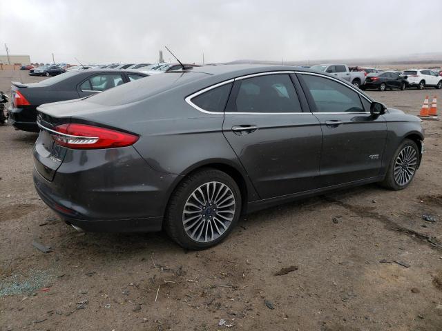 3FA6P0PU8HR275499 - 2017 FORD FUSION SE PHEV GRAY photo 3