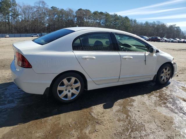 1HGFA16518L116660 - 2008 HONDA CIVIC LX WHITE photo 3