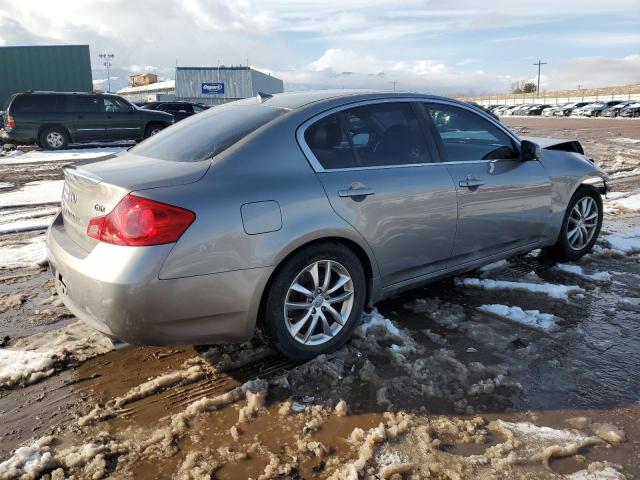 JNKBV61F47M812337 - 2007 INFINITI G35 GRAY photo 3