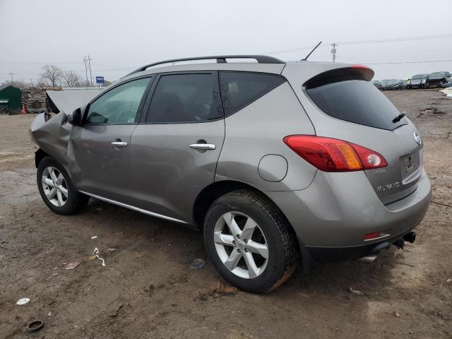 JN8AZ18U09W015085 - 2009 NISSAN MURANO S GRAY photo 2