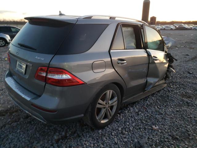 4JGDA5HB3DA175260 - 2013 MERCEDES-BENZ ML 350 4MATIC GRAY photo 3