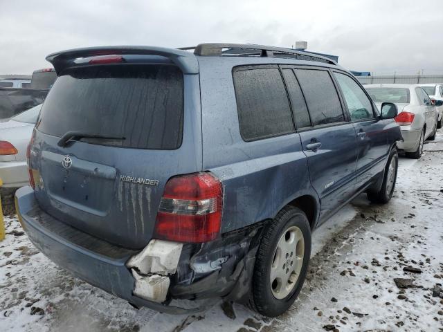 JTEDP21A370143742 - 2007 TOYOTA HIGHLANDER SPORT BLUE photo 3