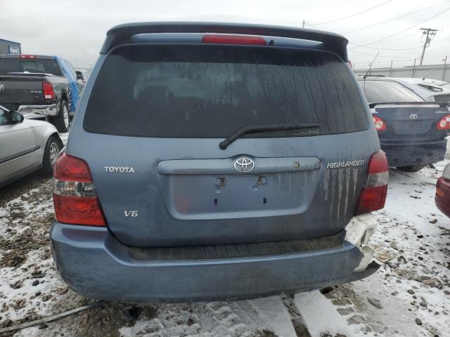 JTEDP21A370143742 - 2007 TOYOTA HIGHLANDER SPORT BLUE photo 6