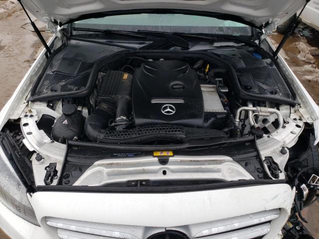 WDDWF4KB4HR302709 - 2017 MERCEDES-BENZ C 300 4MATIC WHITE photo 11