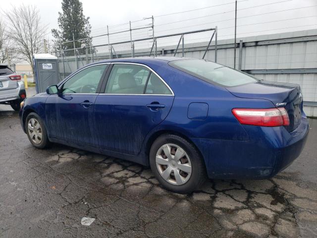 4T1BE46K39U313667 - 2009 TOYOTA CAMRY BASE BLUE photo 2