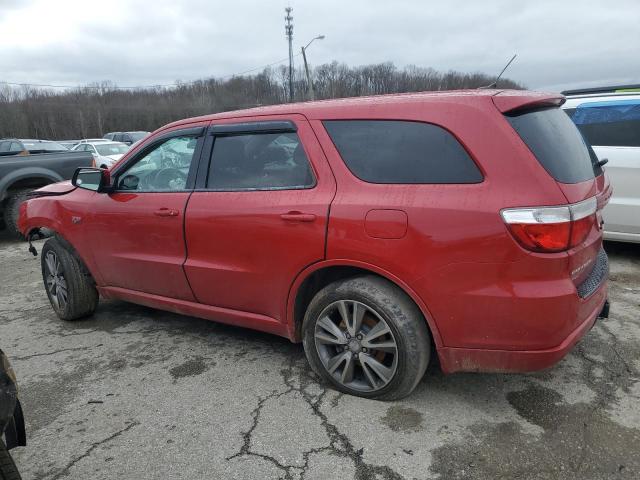 1C4SDJCT9DC521134 - 2013 DODGE DURANGO R/T RED photo 2