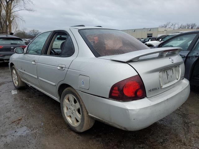 3N1CB51D06L640164 - 2006 NISSAN SENTRA 1.8 SILVER photo 2