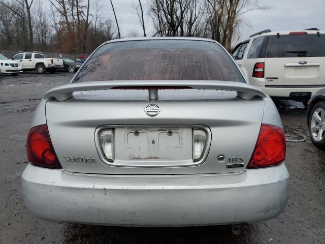 3N1CB51D06L640164 - 2006 NISSAN SENTRA 1.8 SILVER photo 6