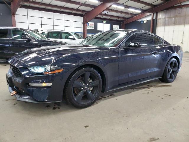1FA6P8TH1M5118143 - 2021 FORD MUSTANG BLUE photo 1