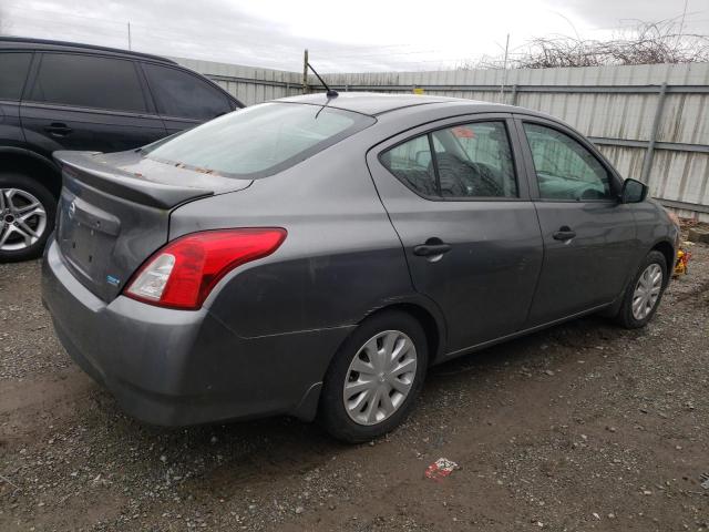 3N1CN7AP0GL858698 - 2016 NISSAN VERSA S GRAY photo 3