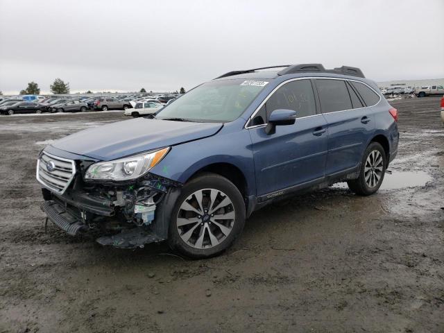 4S4BSALC2F3313701 - 2015 SUBARU OUTBACK 2.5I LIMITED BLUE photo 1