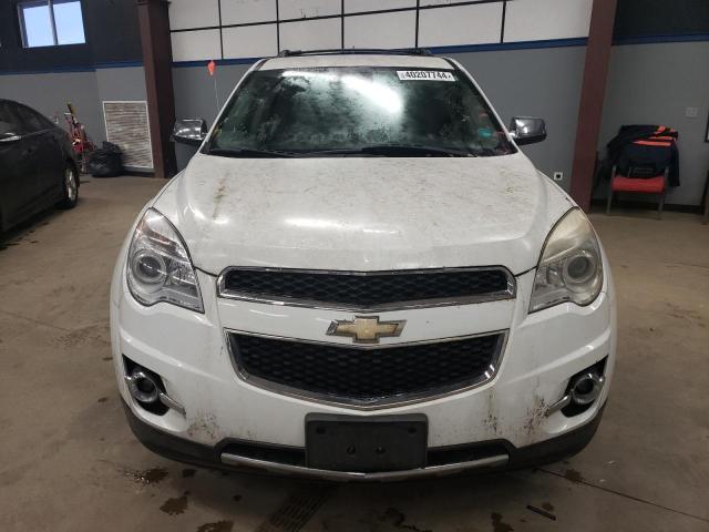 2GNFLGEK8D6400395 - 2013 CHEVROLET EQUINOX LTZ WHITE photo 5