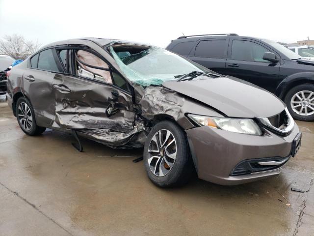 2HGFB2F8XDH506189 - 2013 HONDA CIVIC EX GRAY photo 4