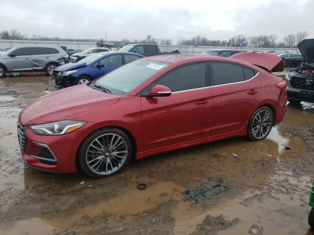 KMHD04LBXHU292066 - 2017 HYUNDAI ELANTRA SPORT RED photo 1