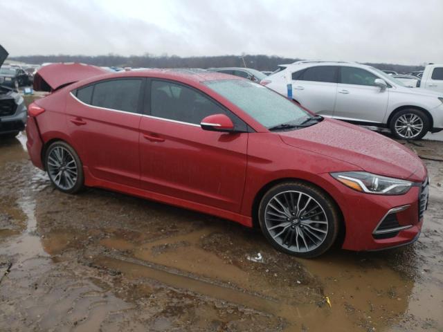 KMHD04LBXHU292066 - 2017 HYUNDAI ELANTRA SPORT RED photo 4