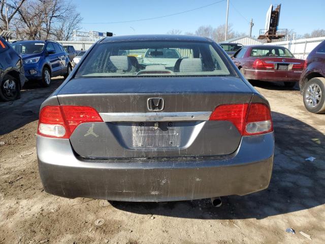 2HGFA16509H323183 - 2009 HONDA CIVIC LX GRAY photo 5