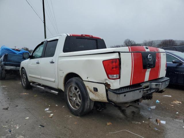 1N6AA07A15N514009 - 2005 NISSAN TITAN XE WHITE photo 2