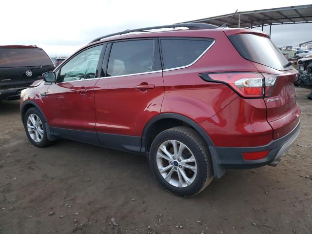 1FMCU0HD8JUB25889 - 2018 FORD ESCAPE SEL RED photo 2