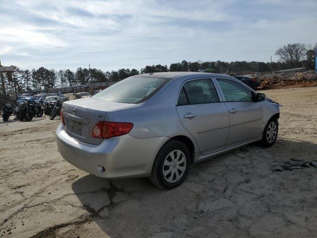 2T1BU4EE2AC526923 - 2010 TOYOTA COROLLA BASE SILVER photo 3