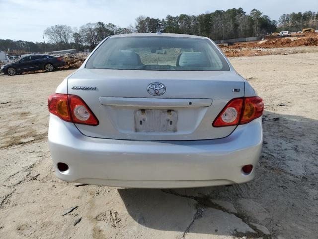 2T1BU4EE2AC526923 - 2010 TOYOTA COROLLA BASE SILVER photo 6