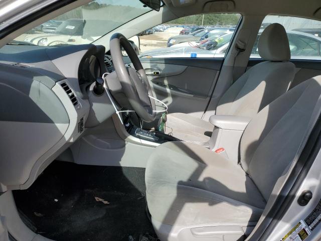 2T1BU4EE2AC526923 - 2010 TOYOTA COROLLA BASE SILVER photo 7