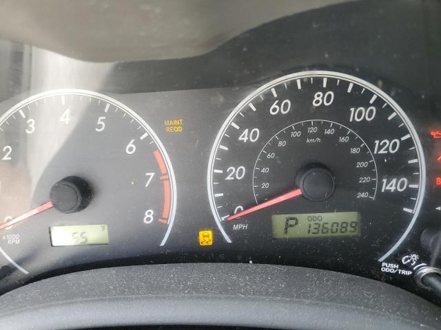 2T1BU4EE2AC526923 - 2010 TOYOTA COROLLA BASE SILVER photo 9