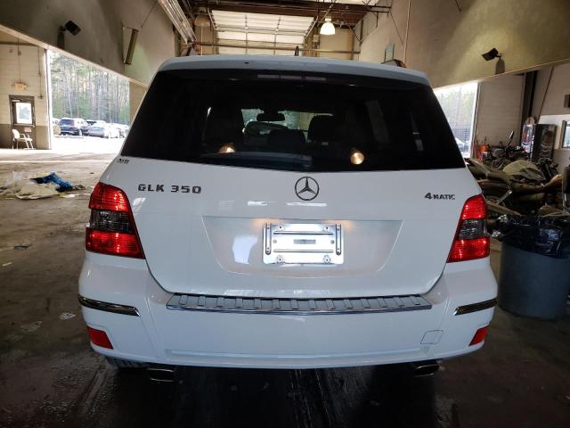 WDCGG8HB3BF626196 - 2011 MERCEDES-BENZ GLK 350 4MATIC WHITE photo 6