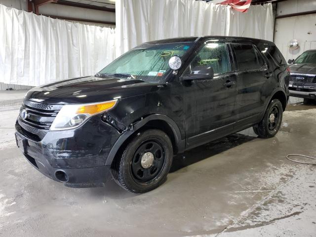 1FM5K8AR9EGA91761 - 2014 FORD EXPLORER POLICE INTERCEPTOR BLACK photo 1