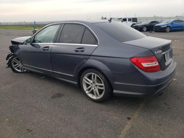 WDDGF4HB0DR298485 - 2013 MERCEDES-BENZ C 250 CHARCOAL photo 2