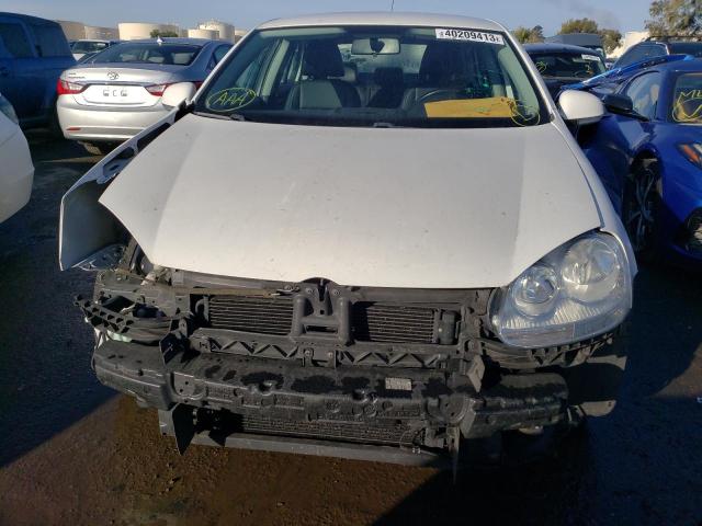 3VWAZ7AJ9AM101544 - 2010 VOLKSWAGEN JETTA LIMITED WHITE photo 5