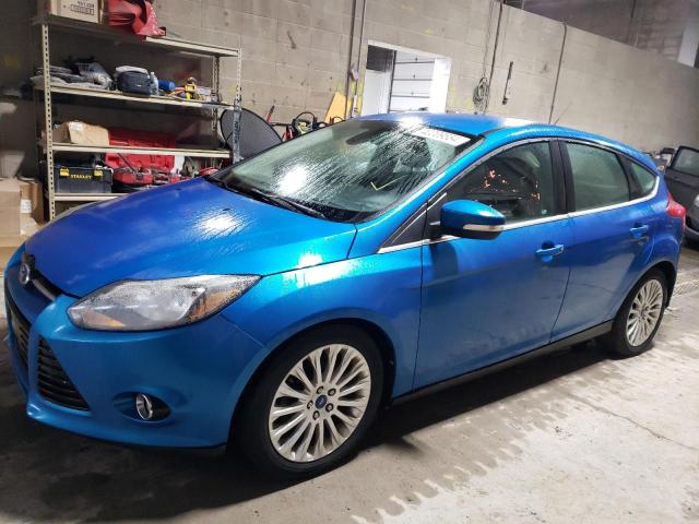 1FAHP3N26CL205843 - 2012 FORD FOCUS TITANIUM BLUE photo 1