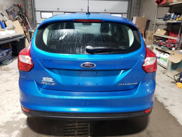 1FAHP3N26CL205843 - 2012 FORD FOCUS TITANIUM BLUE photo 6