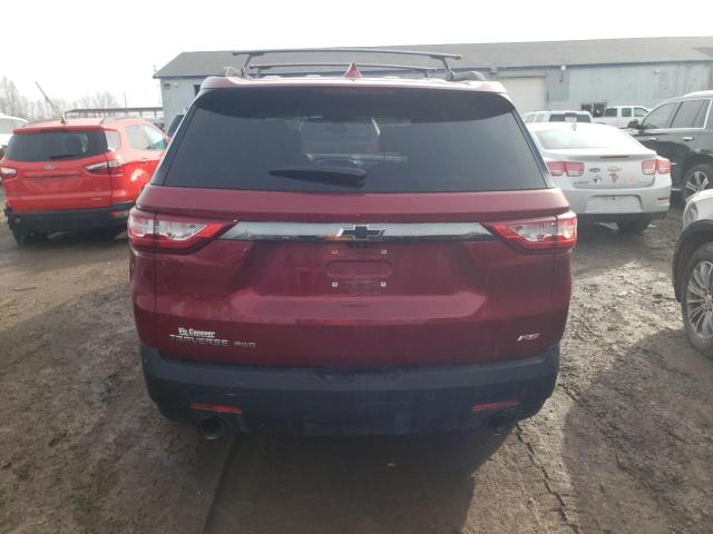 1GNEVJKW3KJ320822 - 2019 CHEVROLET TRAVERSE HIGH COUNTRY RED photo 6