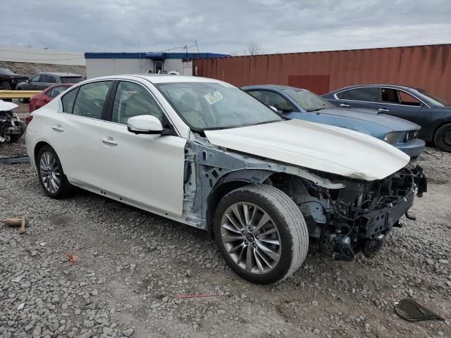 JN1EV7APXLM205093 - 2020 INFINITI Q50 PURE WHITE photo 4