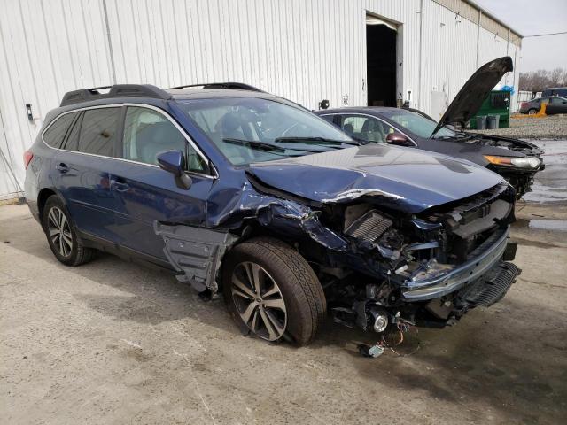 4S4BSANC1K3303829 - 2019 SUBARU OUTBACK 2.5I LIMITED BLUE photo 4