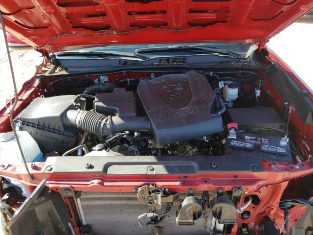 3TMAZ5CN4NM169196 - 2022 TOYOTA TACOMA DOUBLE CAB 红色 照片 11
