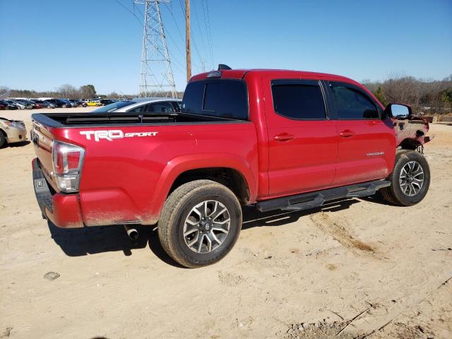 3TMAZ5CN4NM169196 - 2022 TOYOTA TACOMA DOUBLE CAB 红色 照片 3