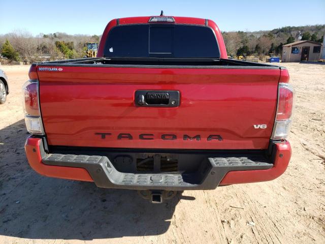 3TMAZ5CN4NM169196 - 2022 TOYOTA TACOMA DOUBLE CAB 红色 照片 6