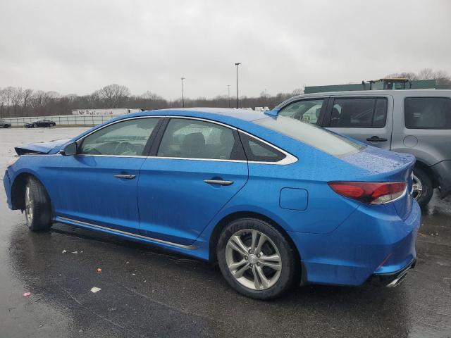 5NPE34AF8KH755443 - 2019 HYUNDAI SONATA LIMITED BLUE photo 2