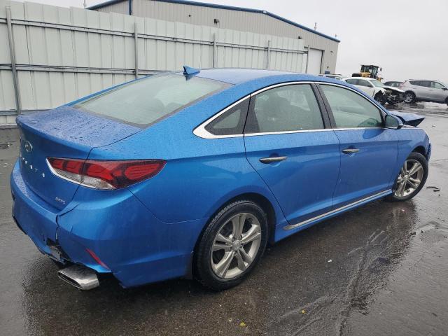 5NPE34AF8KH755443 - 2019 HYUNDAI SONATA LIMITED BLUE photo 3