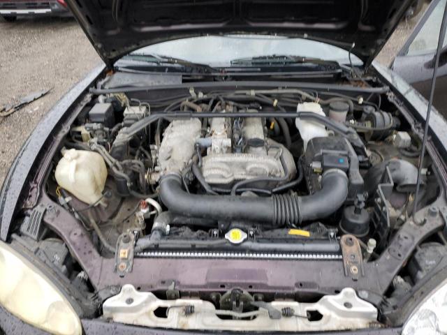 JM1NB353740403449 - 2004 MAZDA MX-5 MIATA BASE PURPLE photo 11