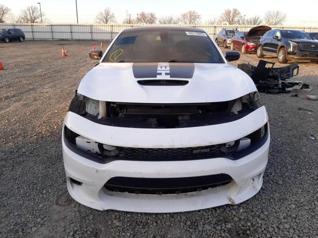 2C3CDXGJ0KH600030 - 2019 DODGE CHARGER SCAT PACK WHITE photo 5